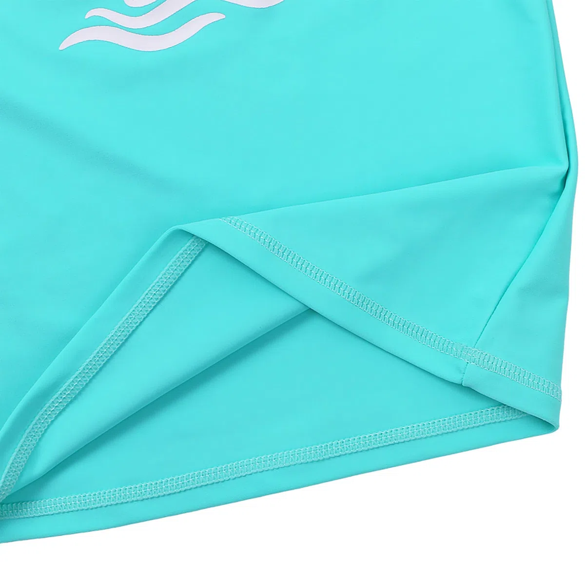 HUAANIUE Garçons Filles Enfants Maillot de Bain T-Shirt+Shorts Anti-UV UPF 50+ Enfants Filles Garçons Plage Combinaison de Bain à Manches Longues 3-12 Ans