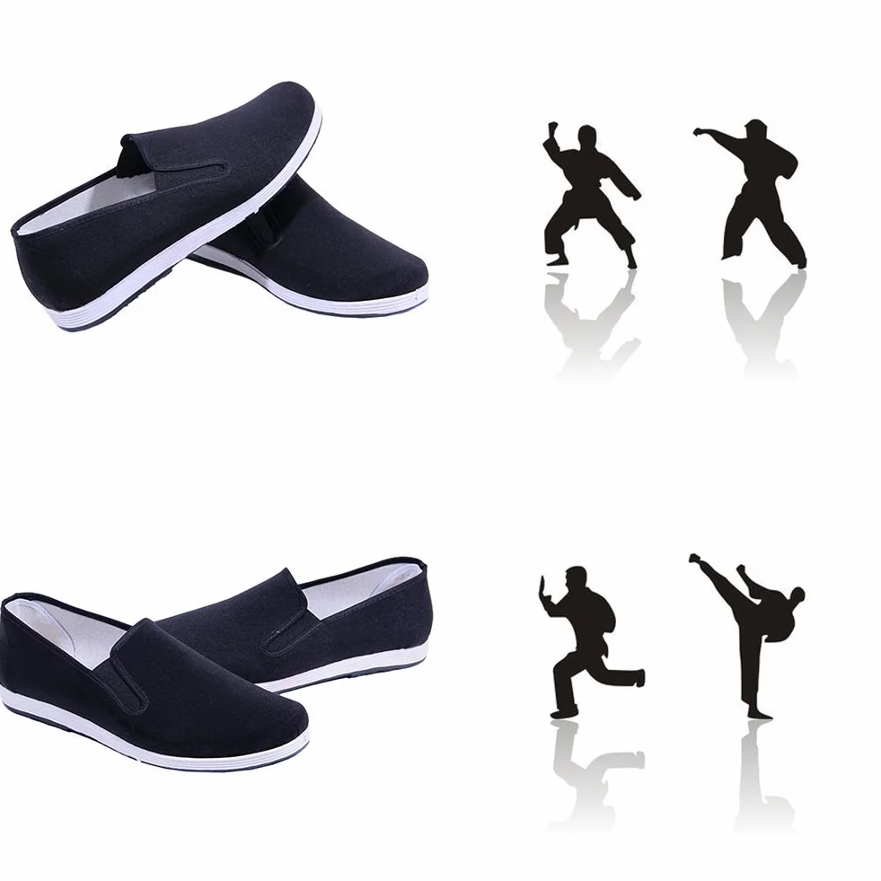 Chaussures Arts Martiaux Unisexe Chaussures Kung Fu Chinois Chaussures Tai Chi Old Beijing Semelle Caoutchouc