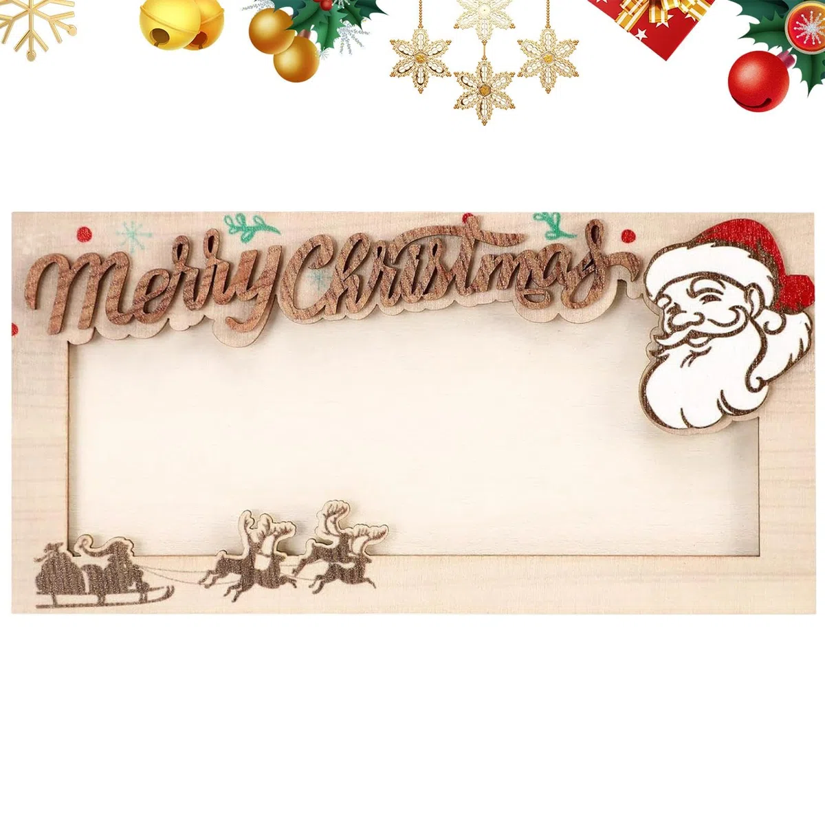 Porte-espèces de Noël, cartes de Noël amusantes | Porte-monnaie en bois pour amis, , vacances