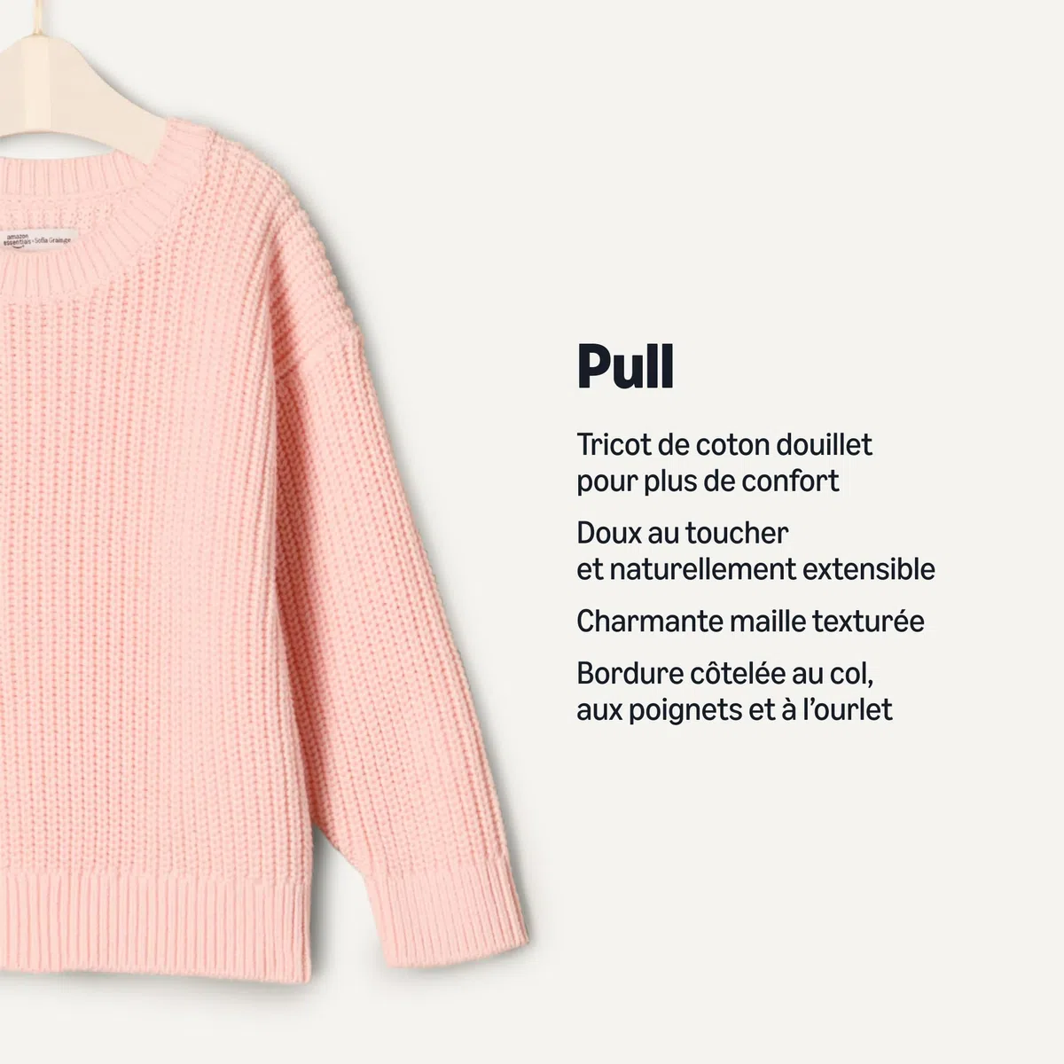 Amazon Essentials x Sofia Grainge Pull-Over Mixte Bébé et Enfante