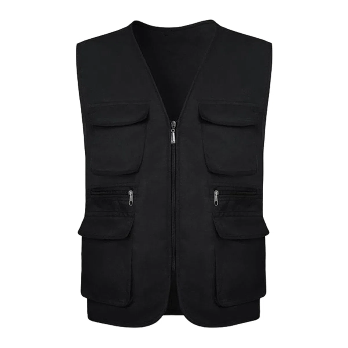 Générique Gilet sans Manches pour Enfants avec Poches Cargo et Fermeture éclair, idéal pour Les activités en extérieur, Le Camping et Les Voyages, Coupe légère et Pratique