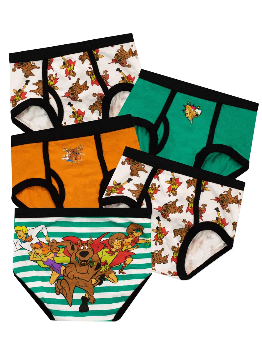 Scooby Doo Garçons sous-Vêtements Lot de 5