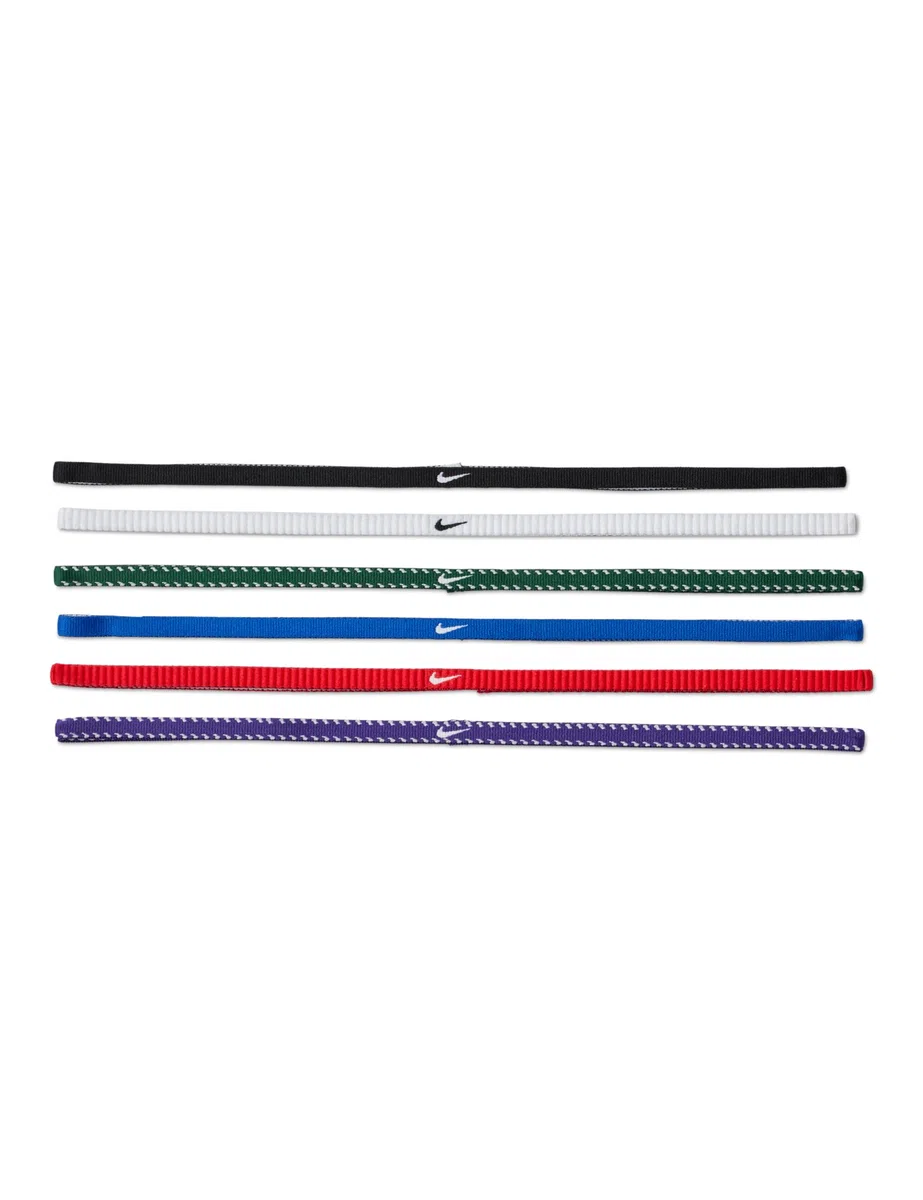 Nike Flex Classic Slim 6PK Bandeau pour homme Game Royal/University Red/White One Size