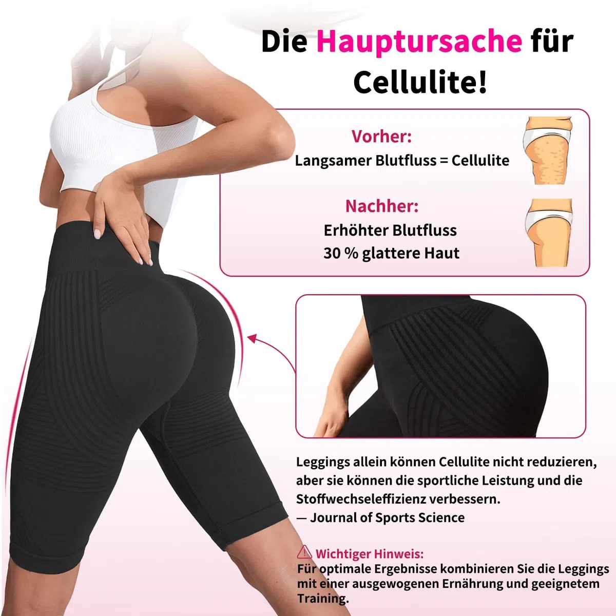 Lot de Luveon Legging Anti Cellulite Femme 3D Original, Leggings 3D Anti Cellulite, Legging à Compression - Minceur Taille Haute sans Couture Yoga Fitness Sport Pantalon