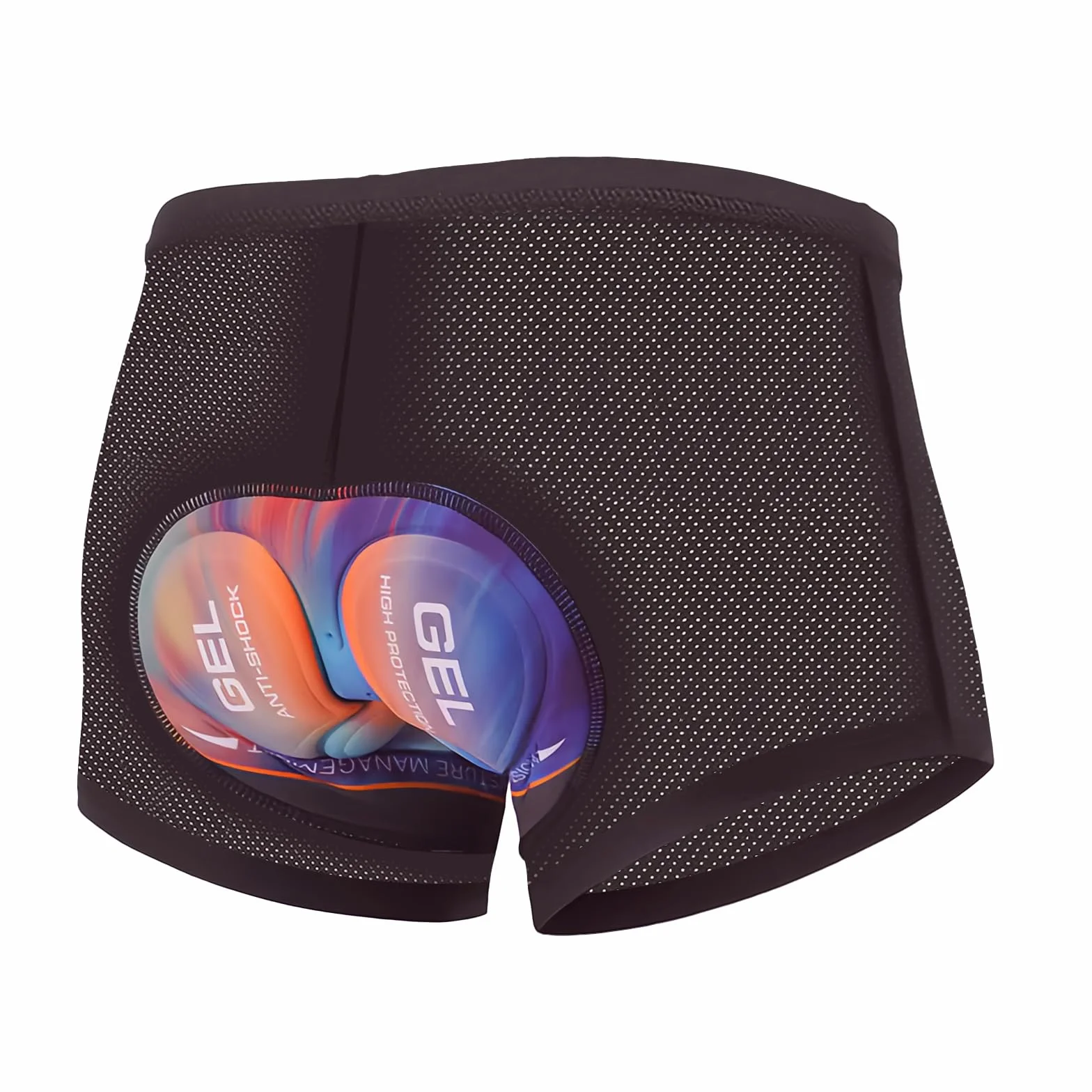 Short Cycliste Homme, Short VTT Homme Rembourré, Shorts Cuissard Velo Court avec Peau de Chamois élastique 9D Gel