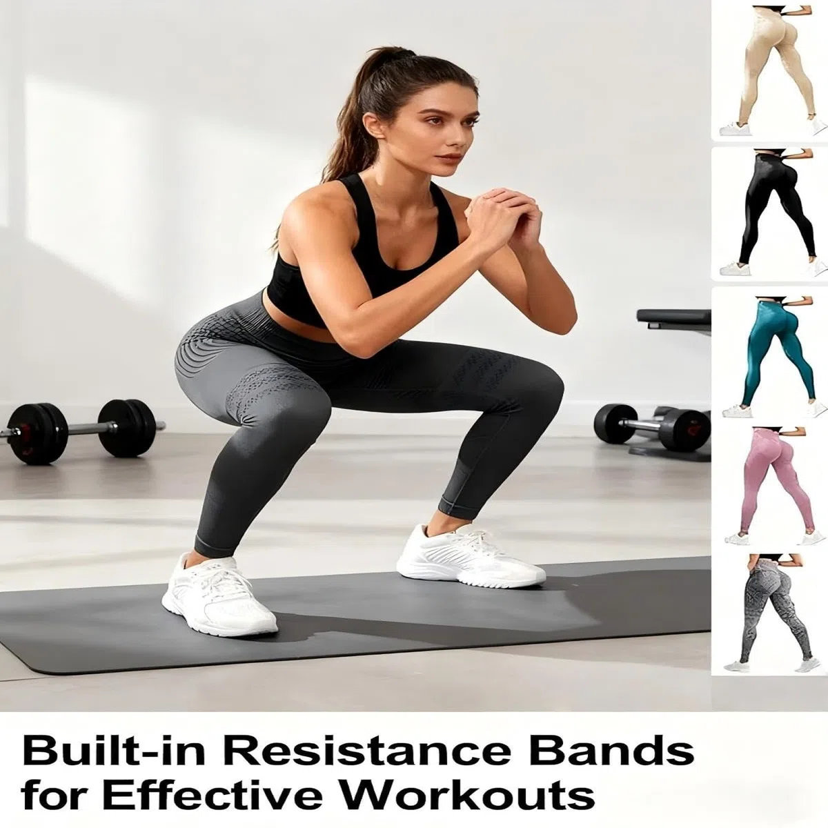 Lot de Luveon Legging Anti Cellulite Femme 3D Original, Leggings 3D Anti Cellulite, Legging à Compression - Minceur Taille Haute sans Couture Yoga Fitness Sport Pantalon