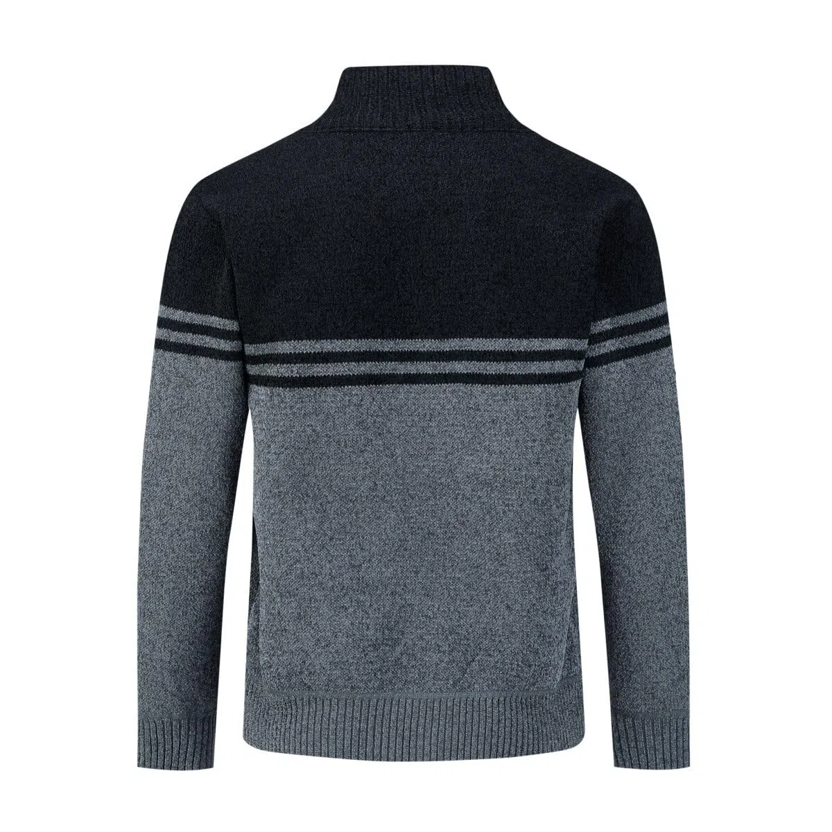 Allthemen Gilet Cardigan Homme Fermeture éclair Grossière en Tricot Veste de Loisirs Hiver Extérieur