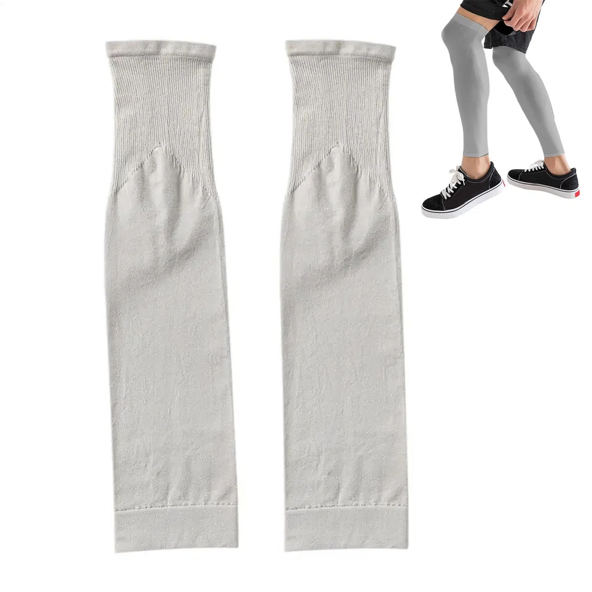 Jambières rafraîchissantes en soie glacée pour vélo, cyclisme, protection solaire, protection solaire pour escalade, camping