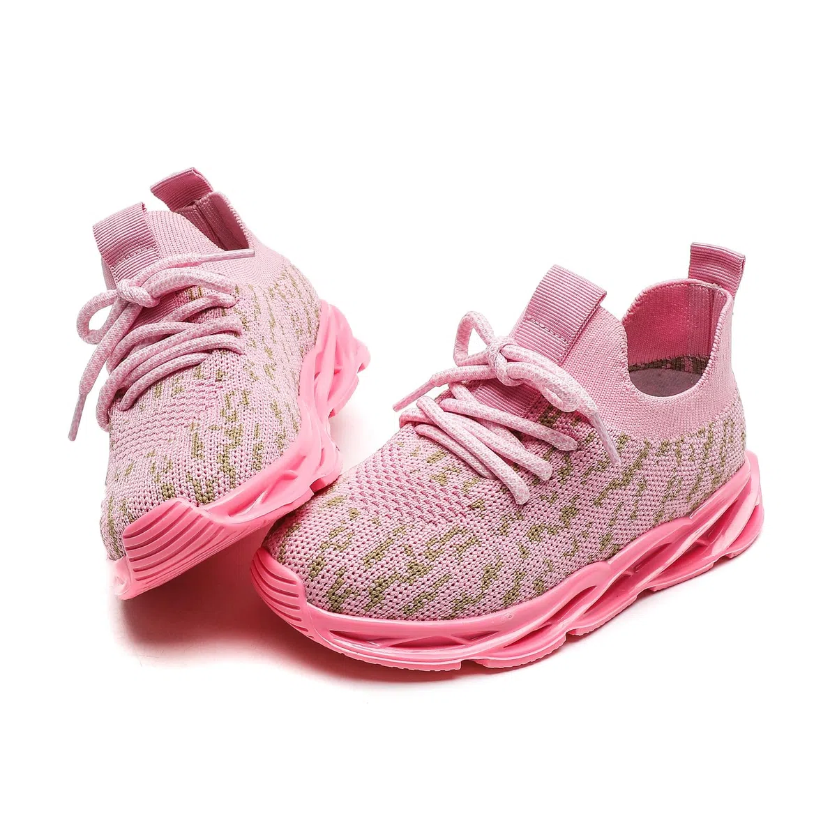 DADAWEN Fille Basket Enfant Garcon Chaussures Garçon Chaussures de Sport Course Confortable Mode Sneakers