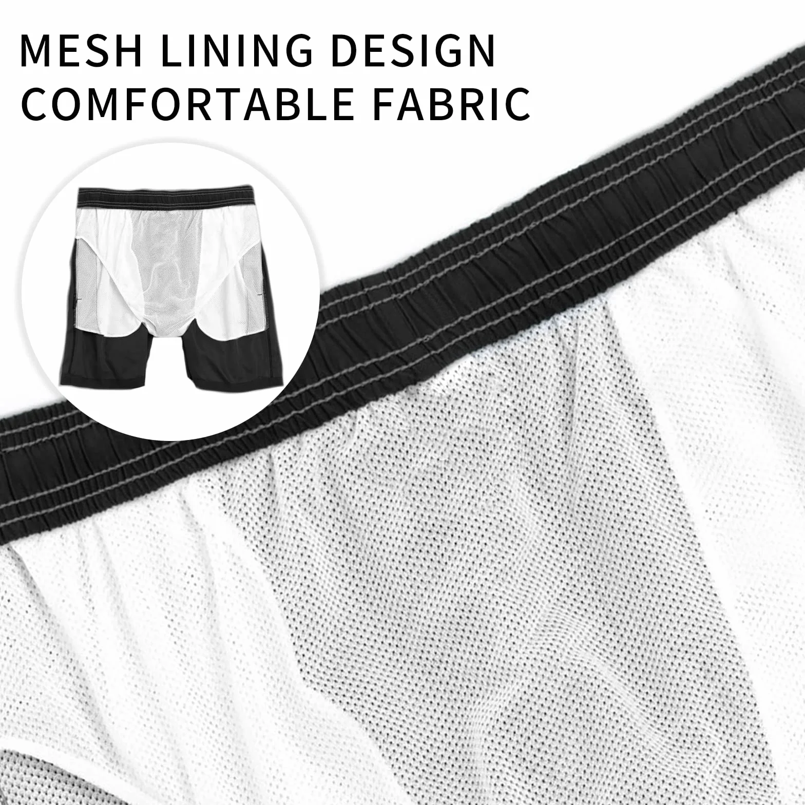 EDOTON Short de Bain Homme, Maillots de Bain Homme Léger à Séchage Rapide Short de Bain Imperméable pour Homme avec Ceinture Réglable et Poches/Natation/Surf/Loisirs