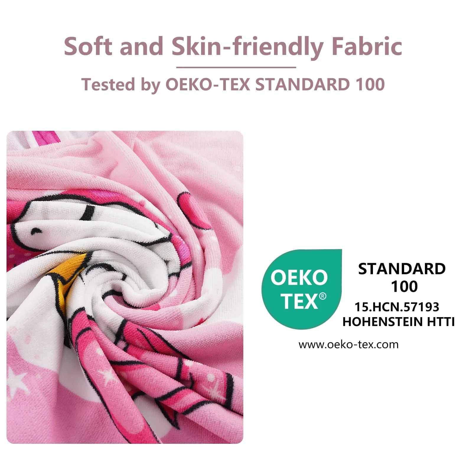 Mokani Poncho de Bain Enfant, Microfibre Ultra Doux et Absorbant Peignoir de Bain Enfant pour Salle de Bain Piscine Plage, Serviette de Plage Enfant Cape de Bain à Capuche pour Filles Garçons 6-14 Ans