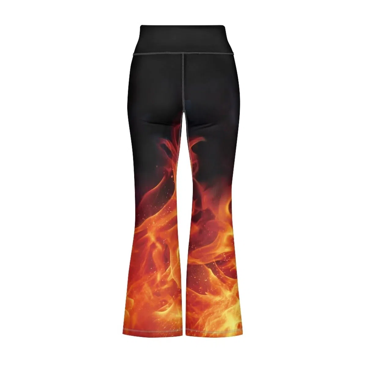 Pantalon de survêtement évasé taille haute pour filles - Pour yoga, danse