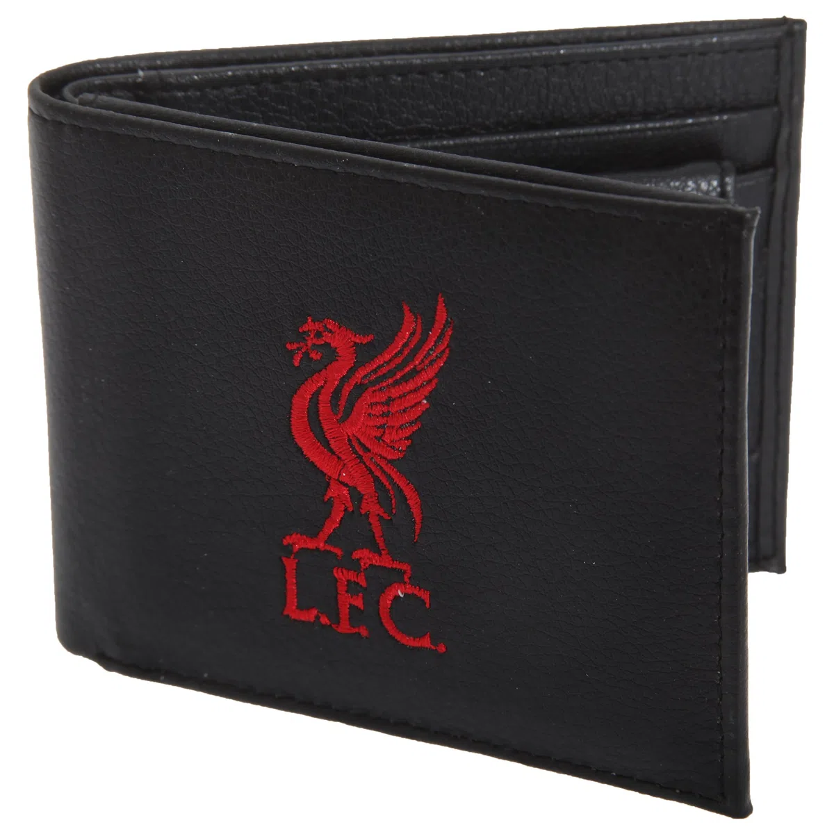 Liverpool FC - Portefeuille officiel en cuir (Taille unique) (Noir)