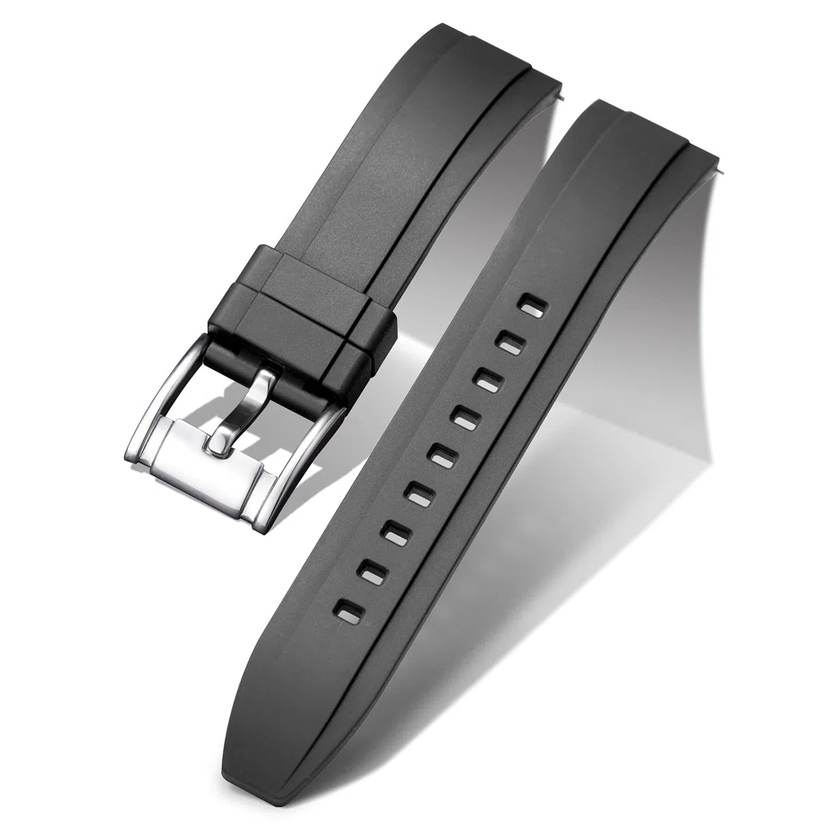 BINLUN Bracelets de Montre en Silicone à Libération Rapide 18mm 19mm 20mm 21mm 22mm 24mm Sport Remplacement Bracelets pour Montres Connectées en Caoutchouc pour Homme et Femme avec 11 Couleurs