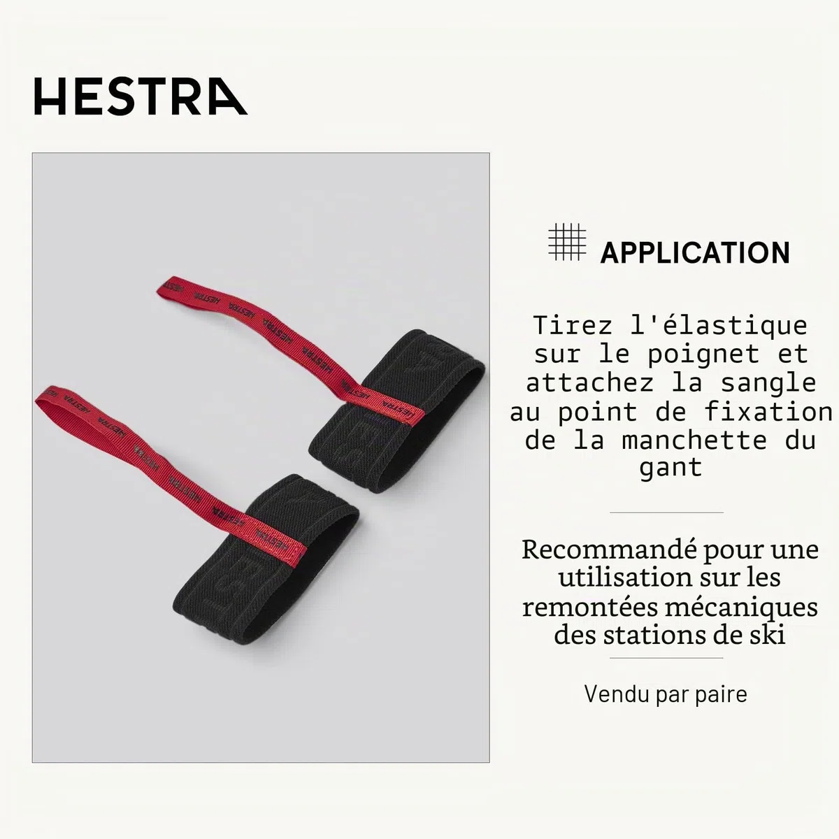 Hestra Menottes pour femme (taille 5-9)