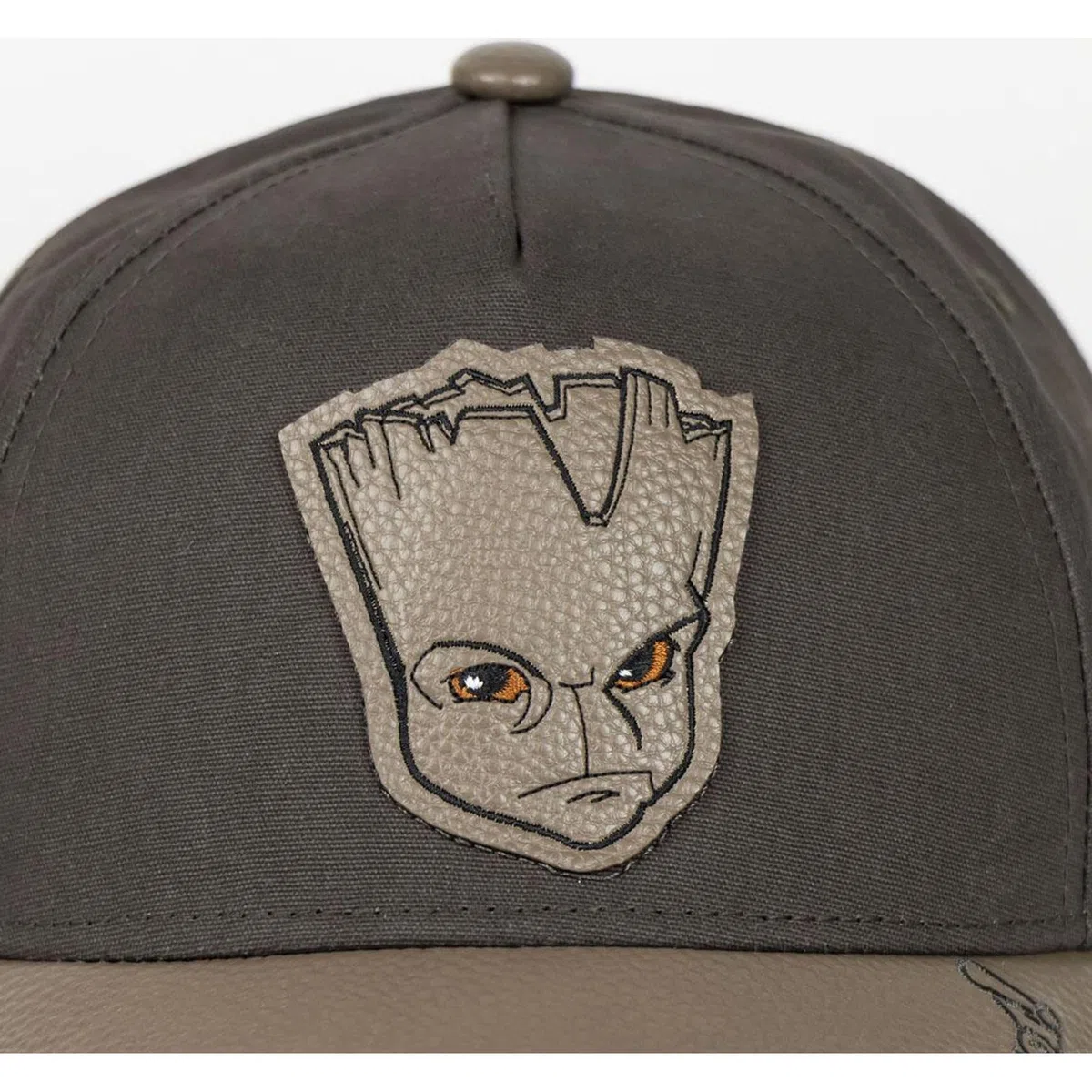 CERDÁ LIFE'S LITTLE MOMENTS - Casquette à visière Les Gardiens de La Galaxie - Marron - Taille 58 Cm - Fabriquée en Coton et Polyester - Impression Groot - Produit Original