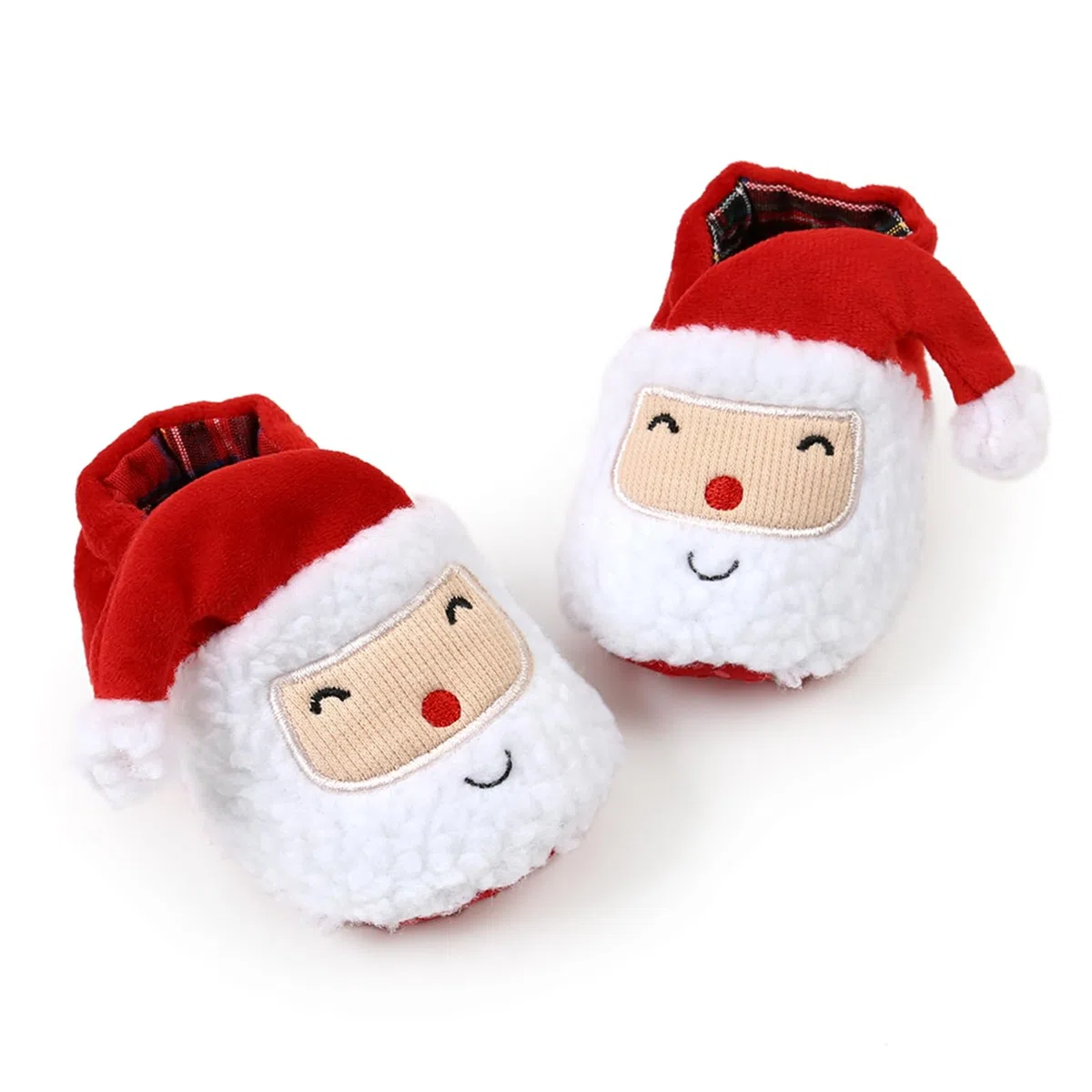 LSFYSZD Chaussons d'hiver en polaire pour bébé - Citrouille - Pour Halloween et Noël
