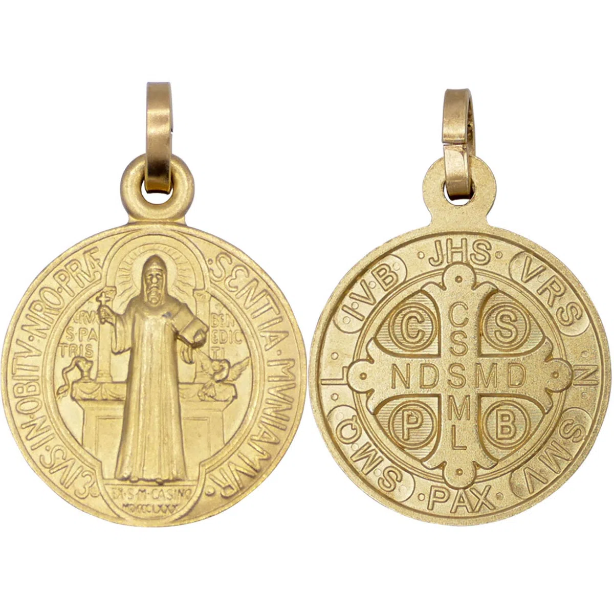 Médaille St Benoît - Métal Doré
