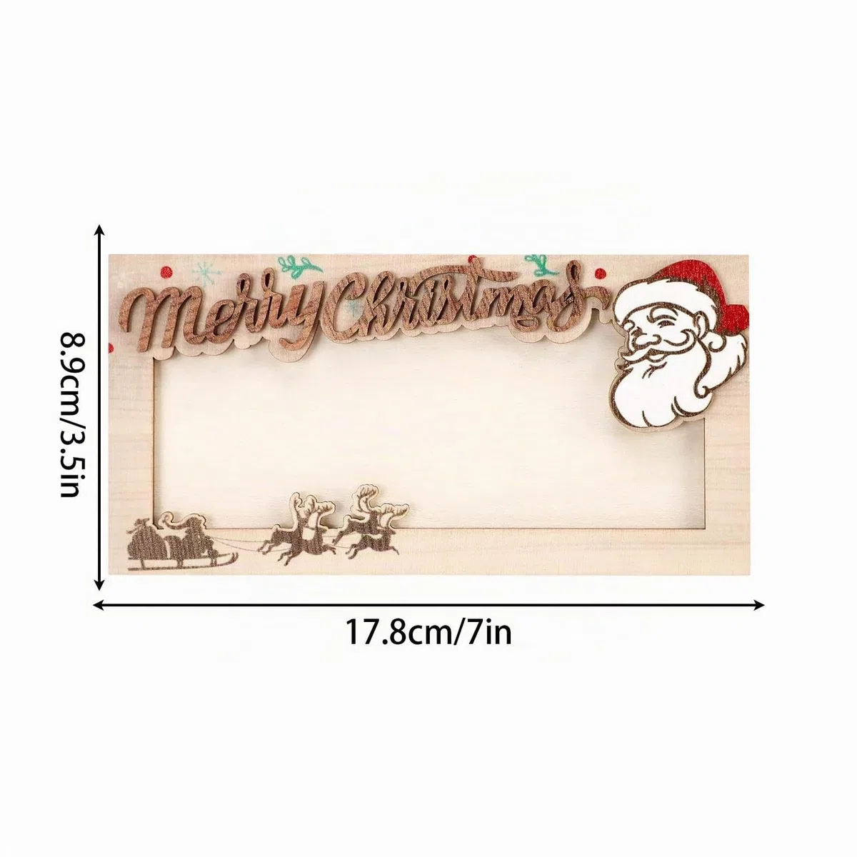 Porte-espèces de Noël, cartes de Noël amusantes | Porte-monnaie en bois pour amis, , vacances