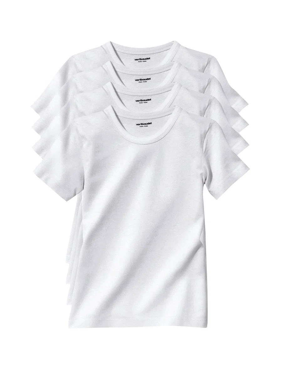 VERTBAUDET Lot de 4 T-Shirts garçon