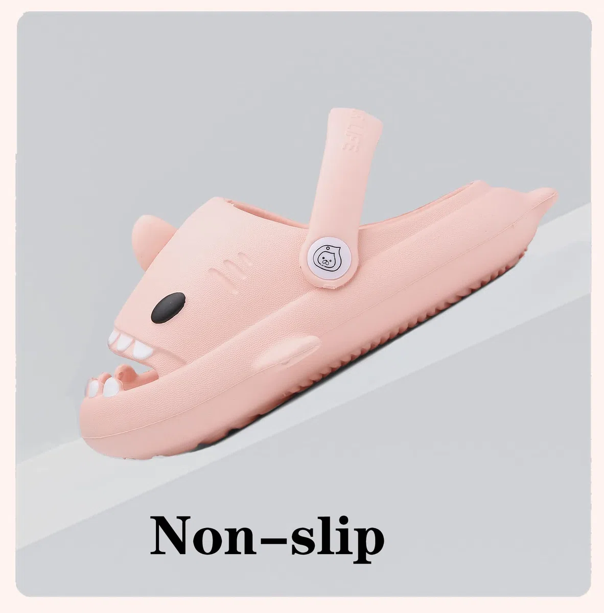SMajong Claquettes de Requin Garçon Fille Été Shark Slides Slippers Antidérapante Chaussures de Piscine Plage Enfant Chaussures de Bain Pantoufles Maison