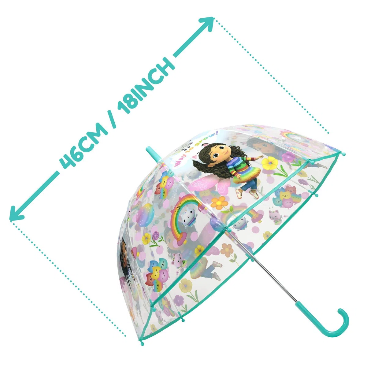 Paraguas manual La Casa de Muñecas de Gabby 46cm