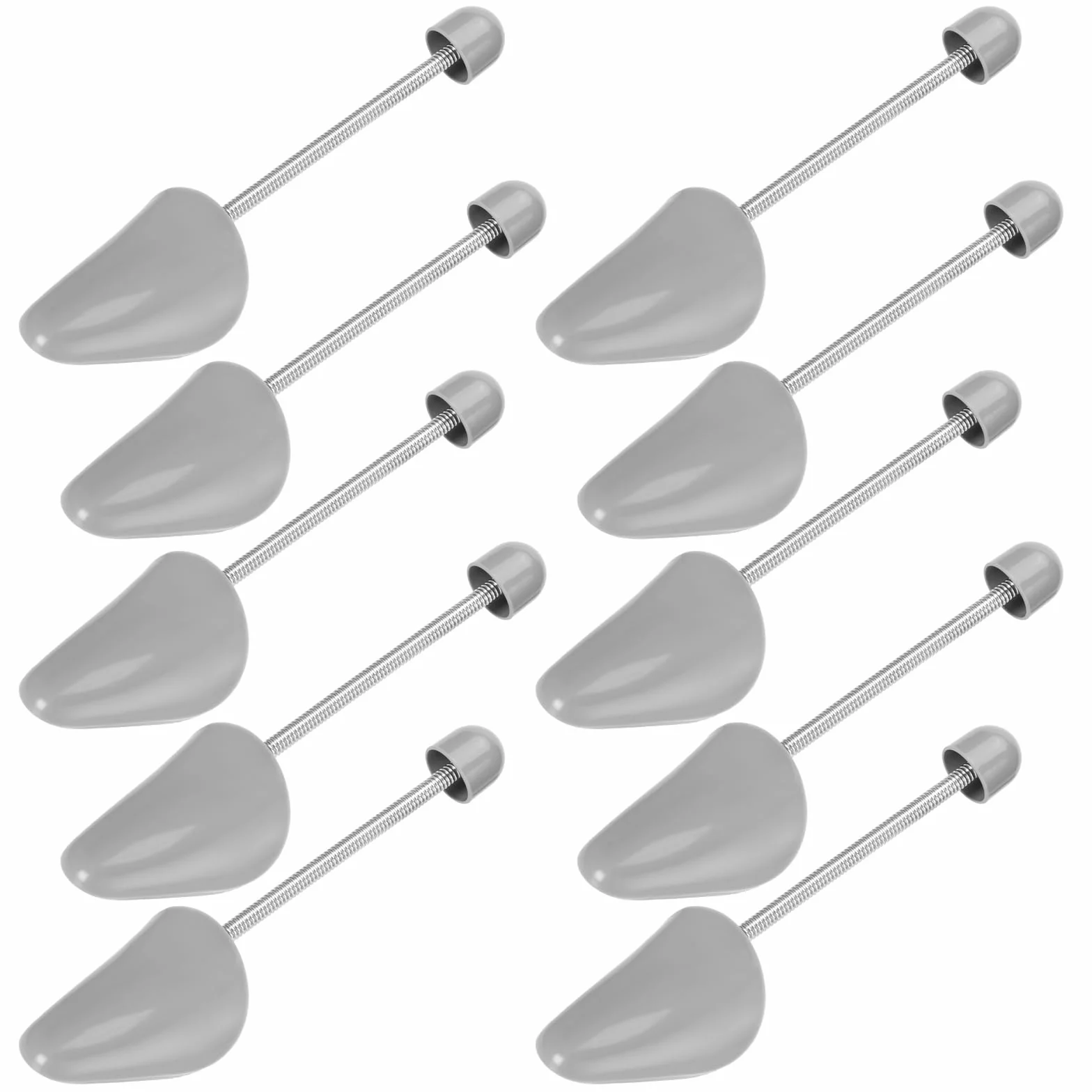 Lot de 5 paires Embauchoirs Femme en plastique – Taille EU 35-38 - Forme Chaussure pour chaussures de femme, baskets, mocassins, ballerines
