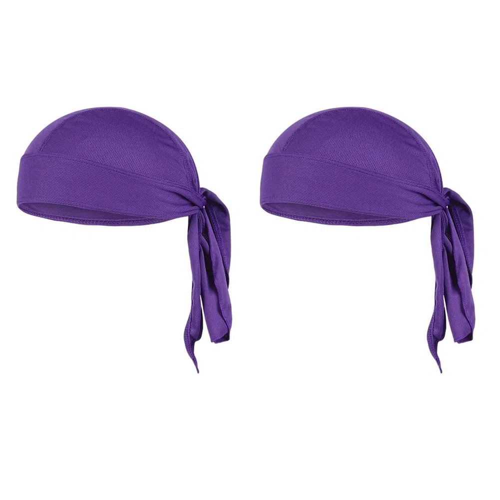 Lot de 2 bandana - Pour l'extérieur - Respirants - Séchage rapide - Protection UV - Pour l'été - Pour course à pied, montagne, cyclisme, moto
