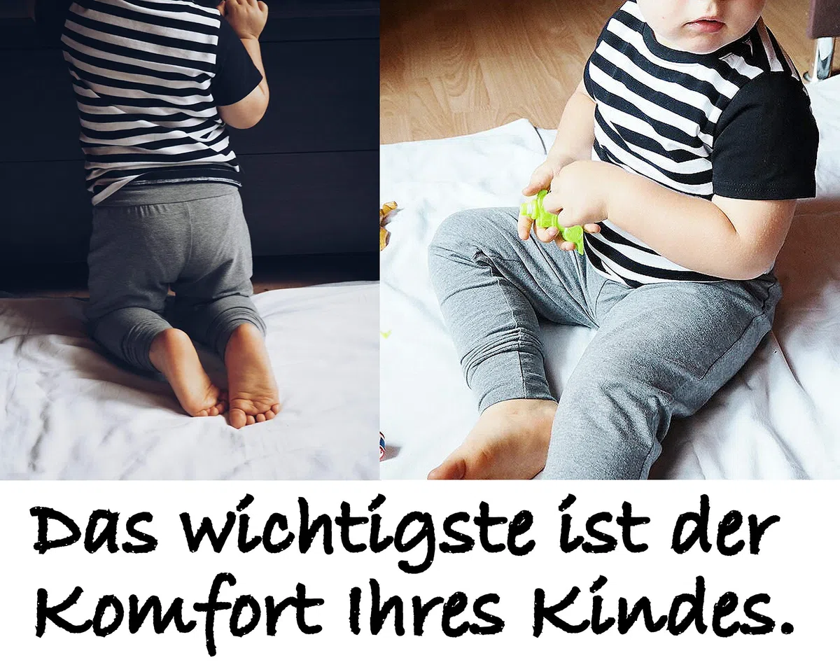 Legging pour bébé - Taille Haute Confortable - Pantalon ciré en Coton Doux - Pantalon en Jersey sans Caoutchouc - Anti-Rayures et Confortable - Poignets élastiques (50-104)