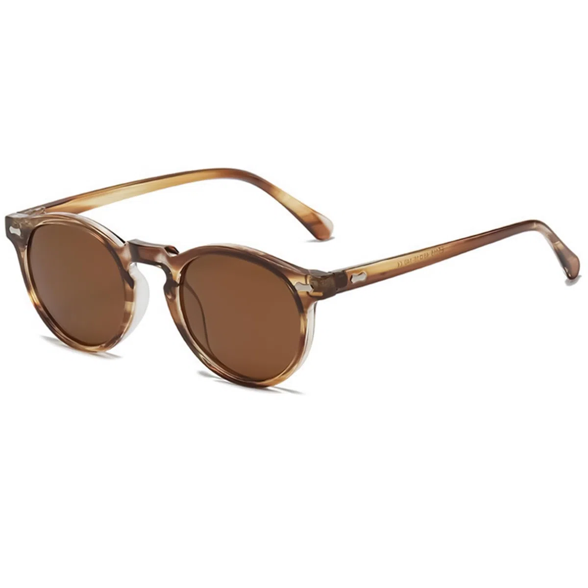 Lunette de soleil Enfant Fille Garçon - Polarisées Protection UV400 Rond Mode Monture Souple Lunettes Soleil Enfants pour 3 à 12 Ans