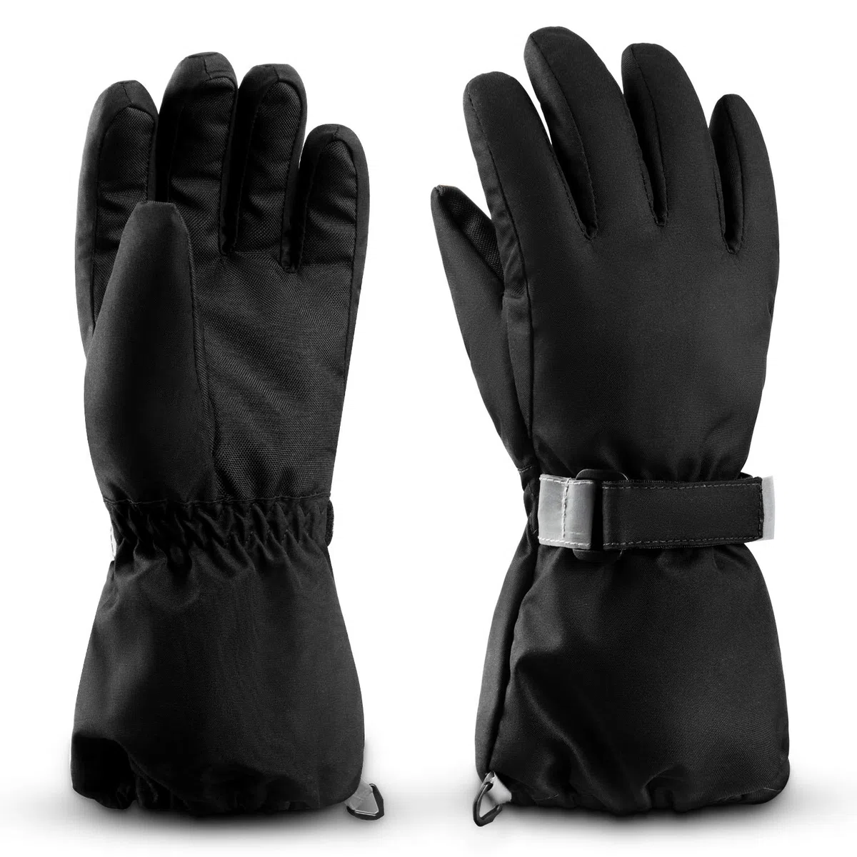 ThxToms Gants de Ski Enfant | Gants de Ski de Neige d'hiver -15℃ | Coupe-Vent Imperméable Chaud | Temps Froid épaissi d'Oxford | Sports de Plein air Snowboard Ski | Jeunes Filles de 4 à 14 Ans