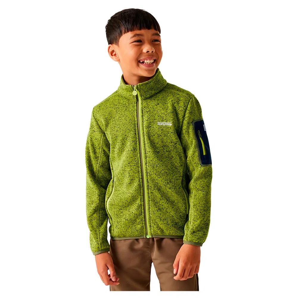 Regatta - Veste polaire NEWHILL - Enfant (5-6 ans) (Vert clair/Vert néphrite)