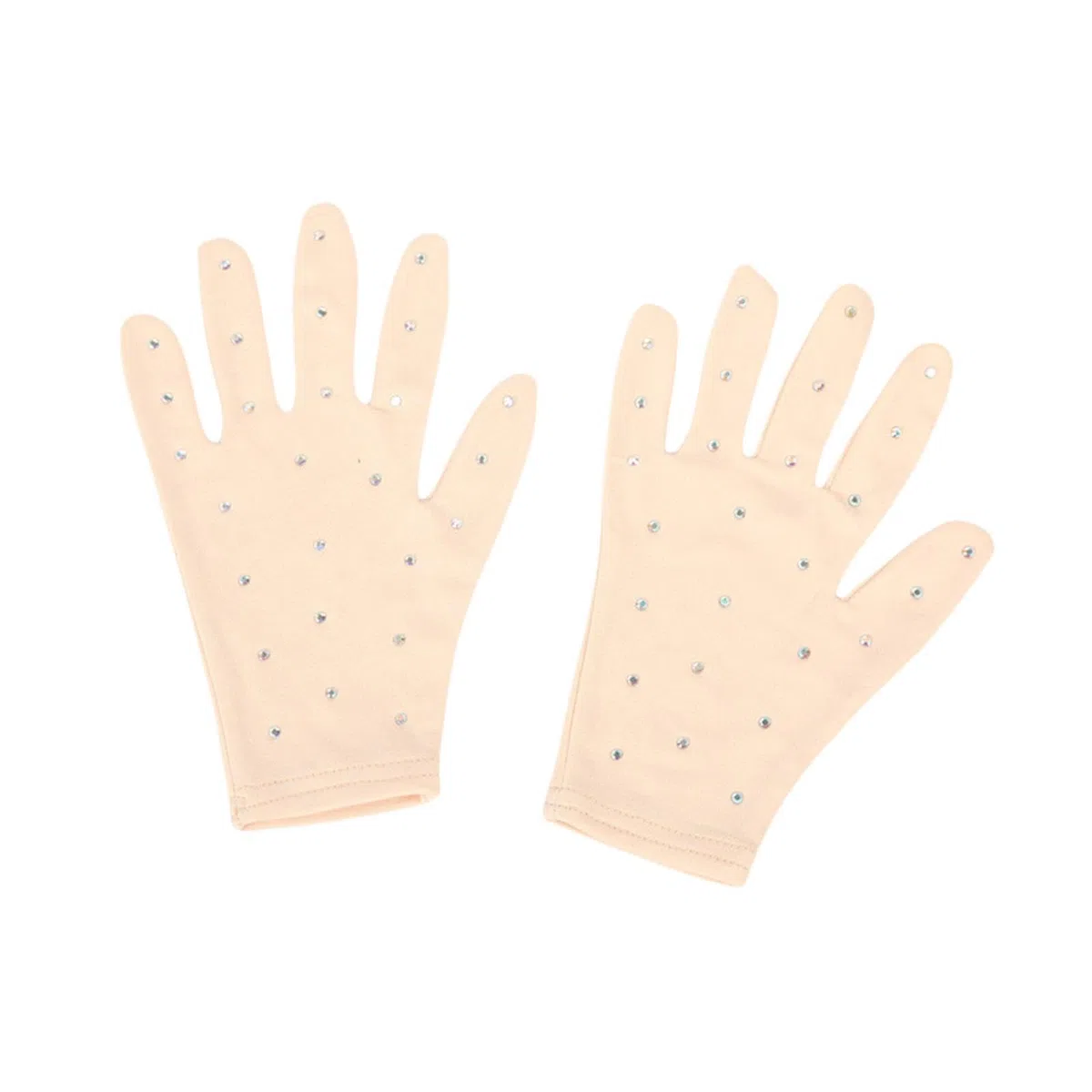 Perfeclan Gants de Patinage Artistique avec Strass pour débutants, Confortables, pour Spectacle, Test, Pratique du Patinage Artistique sur Glace