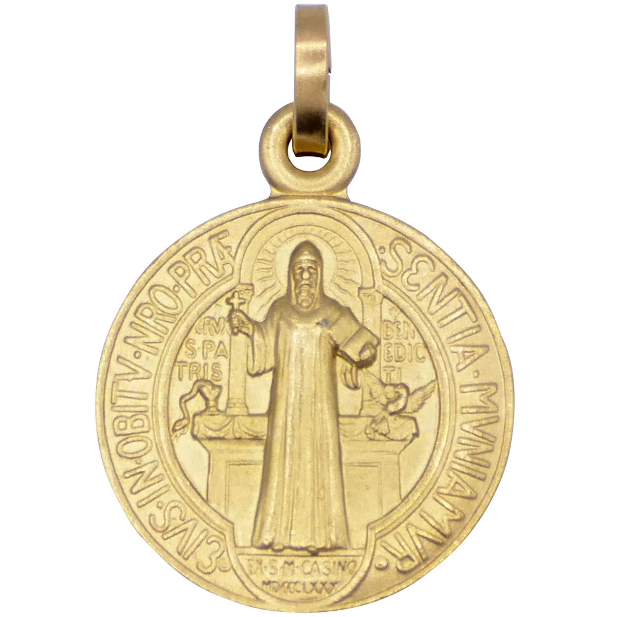 Médaille St Benoît - Métal Doré
