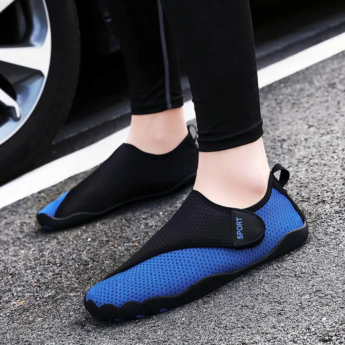 Chaussures Aquatiques Unisex pour Femme Et Homme Plage Sandales Water Shoes Chaussure Aquatique Plastique De Piscine Pieds Nus D Eau Barefoot d'eau Mer Bateau Aller dans Leau Chausson des La