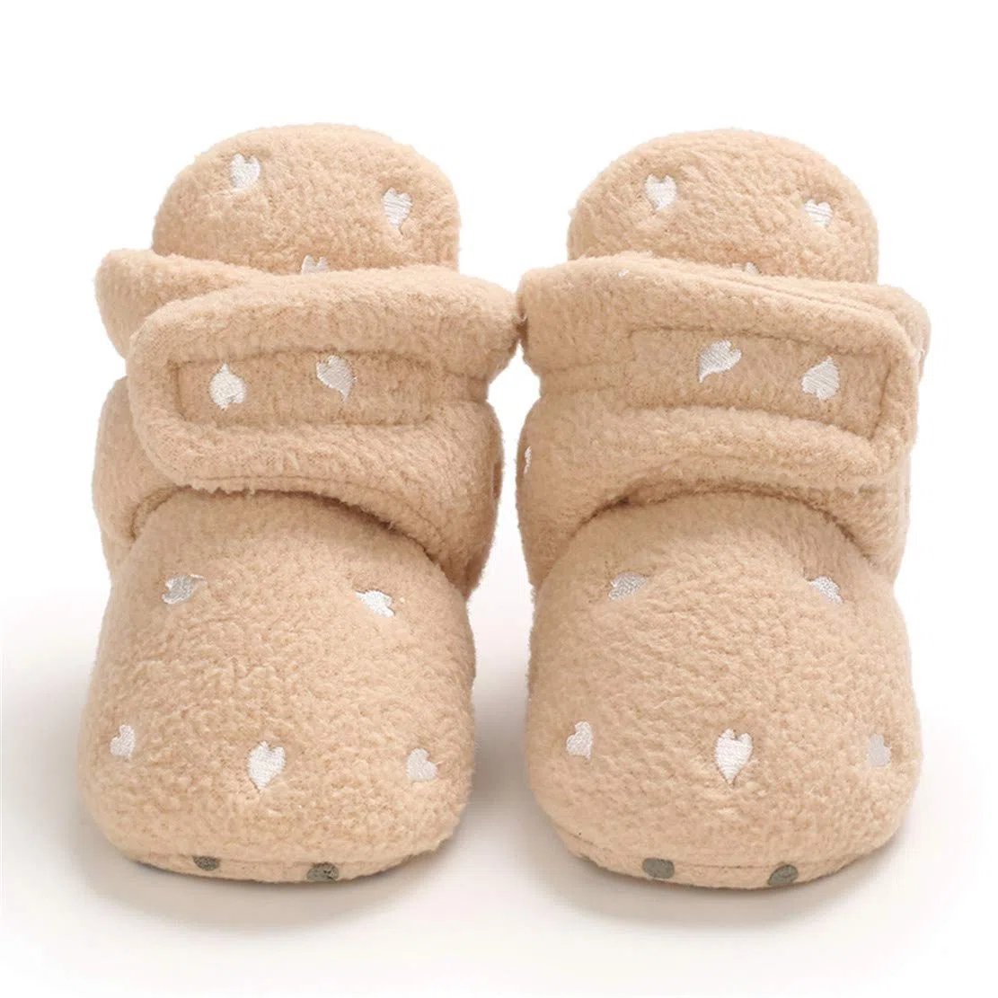 EDOTON Bottines Bébé Unisex, Naissance Hiver Chaud Chaussure Bébé Garçon Fille Premier Pas Bottine Souple Bottes de Neige Bottillons Baptême Chaussons 0-18 Mois