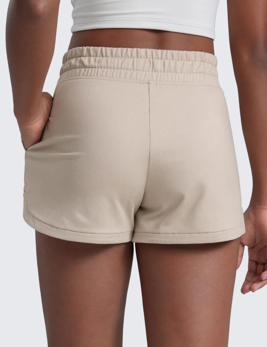 CRZ YOGA Cloud Jersey Filles Short de Décontracté avec Cordon de Serrage Poches Sportif Enfants
